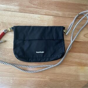 NWOT Topologie Black Musette Crossbody Bag